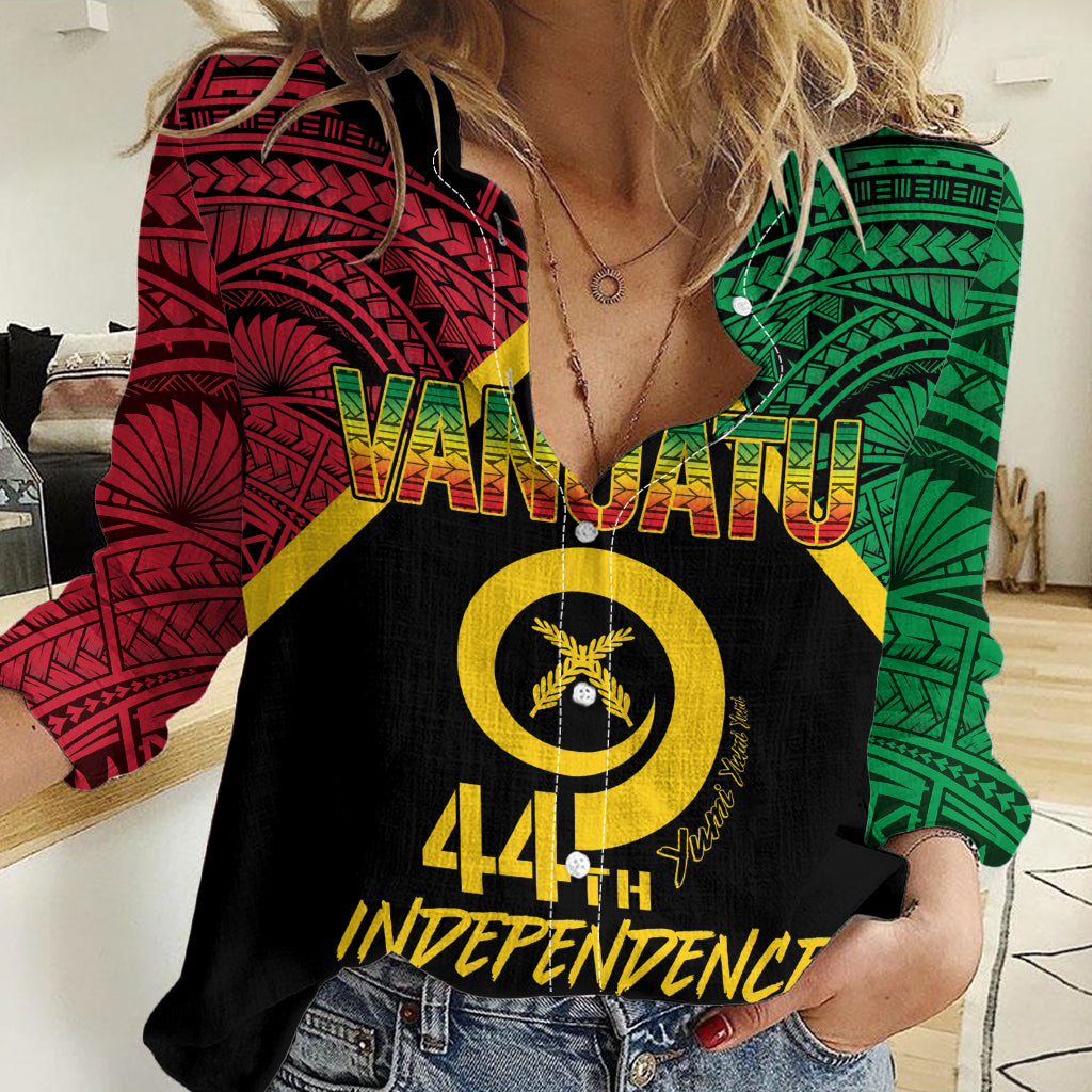 Vanuatu 44th Independence Anniversary Women Casual Shirt