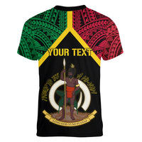 Vanuatu 44th Independence Anniversary Women V-Neck T-Shirt