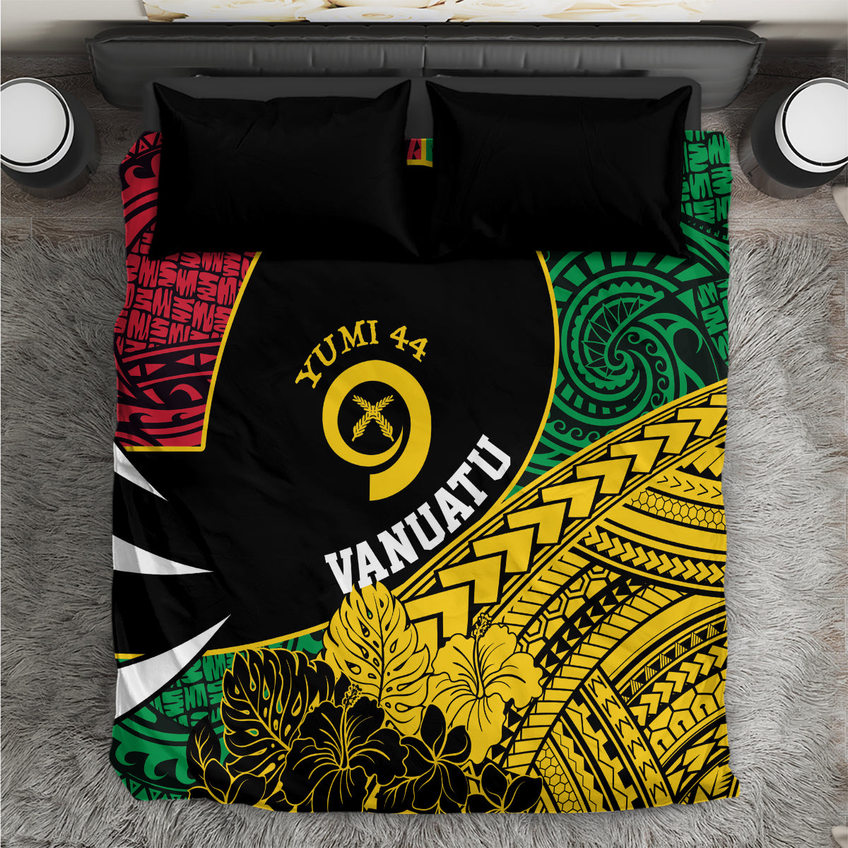 Vanuatu Independence Day Yumi 44 Bedding Set