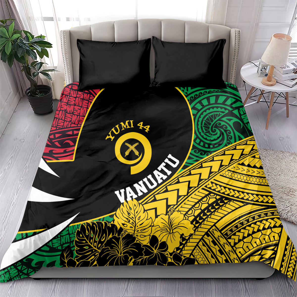 Vanuatu Independence Day Yumi 44 Bedding Set