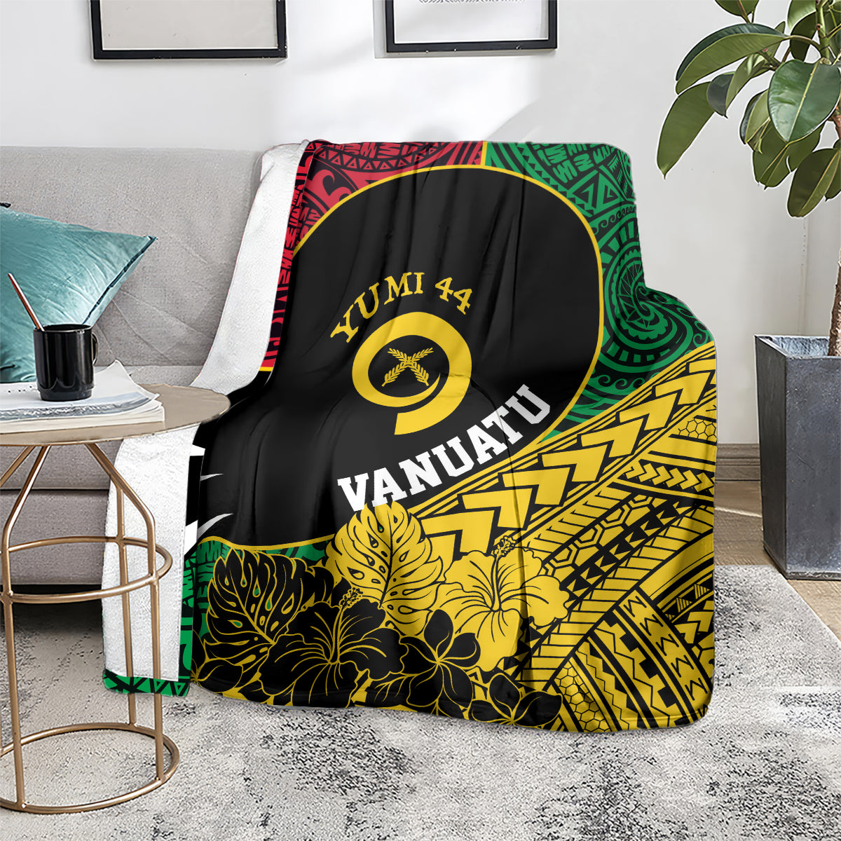 Vanuatu Independence Day Yumi 44 Blanket LT7 - Polynesian Pride