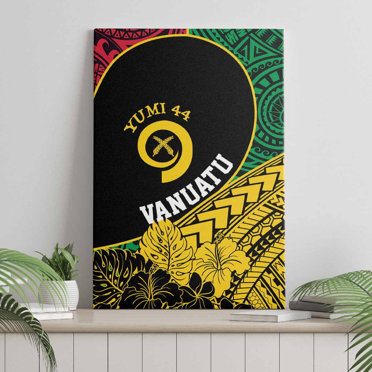 Vanuatu Independence Day Yumi 44 Canvas Wall Art LT7 - Polynesian Pride