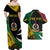 Vanuatu Independence Day Yumi 44 Couples Matching Off Shoulder Maxi Dress and Hawaiian Shirt