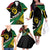 Vanuatu Independence Day Yumi 44 Family Matching Off The Shoulder Long Sleeve Dress and Hawaiian Shirt