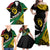 Vanuatu Independence Day Yumi 44 Family Matching Off Shoulder Maxi Dress and Hawaiian Shirt