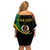 Vanuatu Independence Day Yumi 44 Family Matching Off Shoulder Short Dress and Hawaiian Shirt