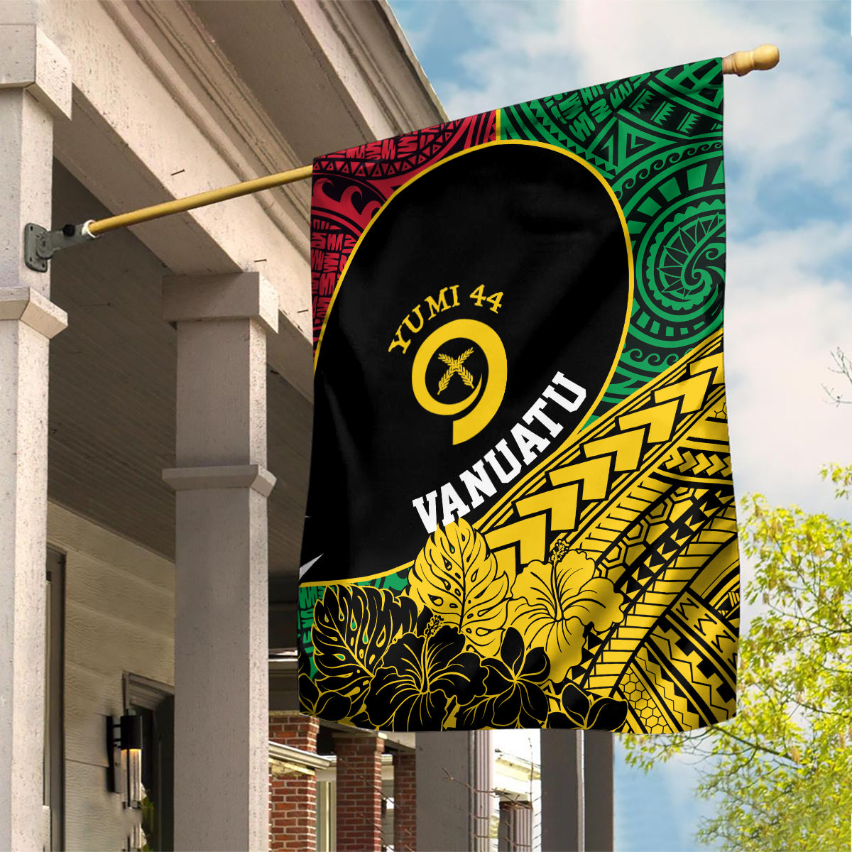 Vanuatu Independence Day Yumi 44 Garden Flag LT7 House Flag Colorful - Polynesian Pride