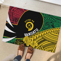Vanuatu Independence Day Yumi 44 Rubber Doormat LT7 - Polynesian Pride