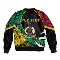 Vanuatu Independence Day Yumi 44 Sleeve Zip Bomber Jacket LT7 - Polynesian Pride