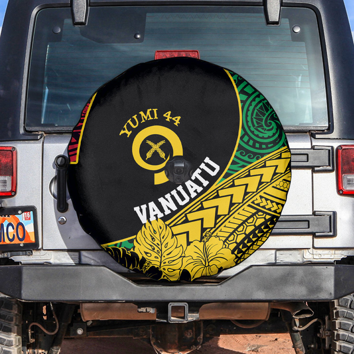 Vanuatu Independence Day Yumi 44 Spare Tire Cover