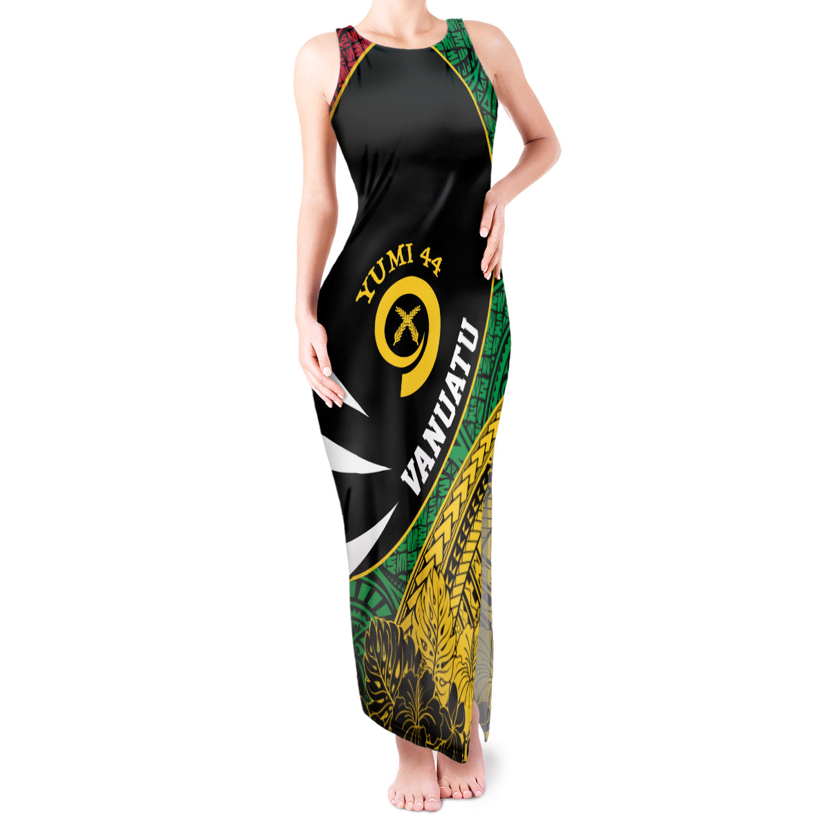 Vanuatu Independence Day Yumi 44 Tank Maxi Dress