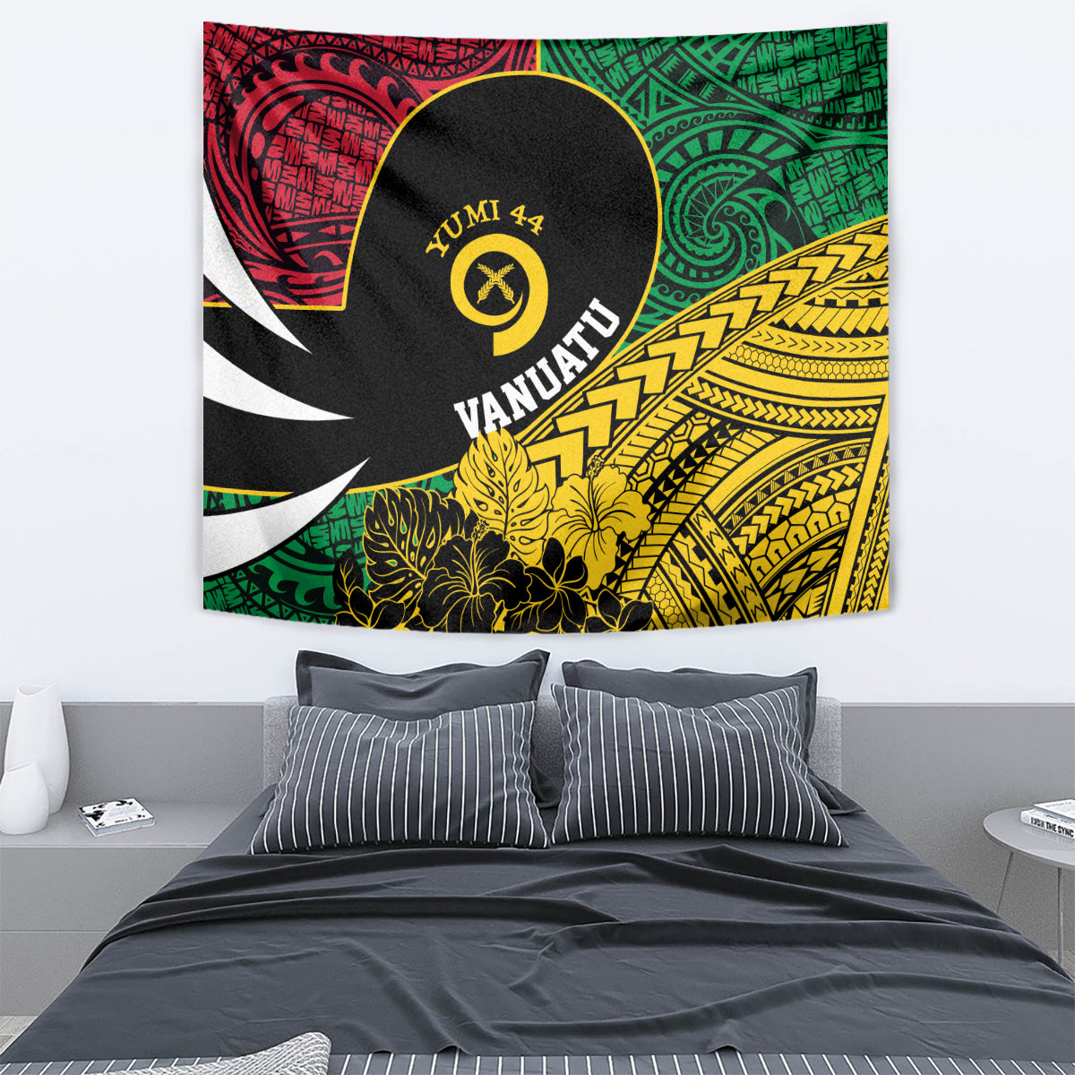 Vanuatu Independence Day Yumi 44 Tapestry LT7 - Polynesian Pride