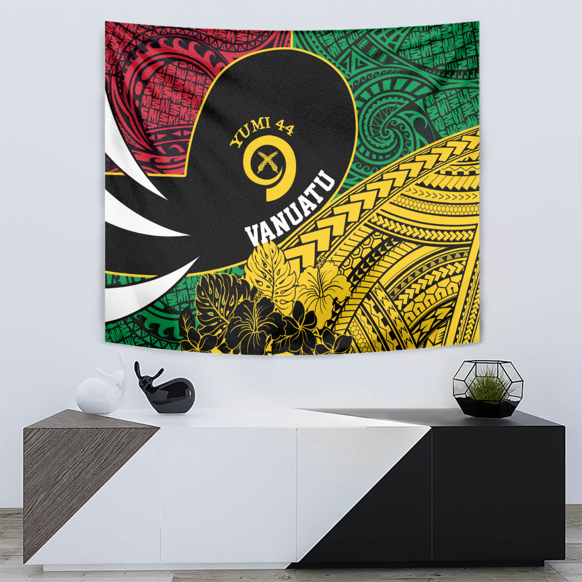 Vanuatu Independence Day Yumi 44 Tapestry LT7 - Polynesian Pride