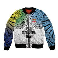 Malampa Fiji Day Bomber Jacket Gradient Style