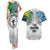 Malampa Fiji Day Couples Matching Tank Maxi Dress and Hawaiian Shirt Gradient Style