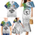 Malampa Fiji Day Family Matching Mermaid Dress and Hawaiian Shirt Gradient Style