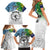 Malampa Fiji Day Family Matching Short Sleeve Bodycon Dress and Hawaiian Shirt Gradient Style