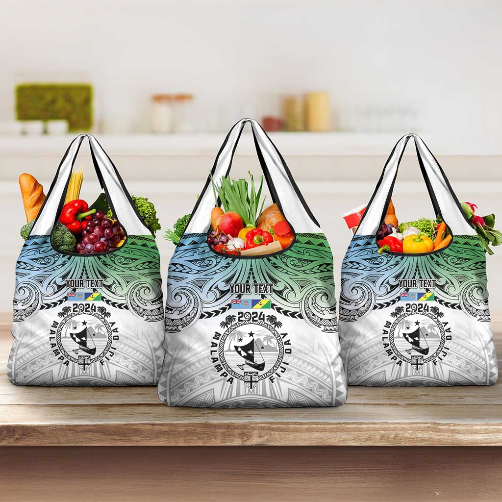 Malampa Fiji Day Grocery Bag Gradient Style