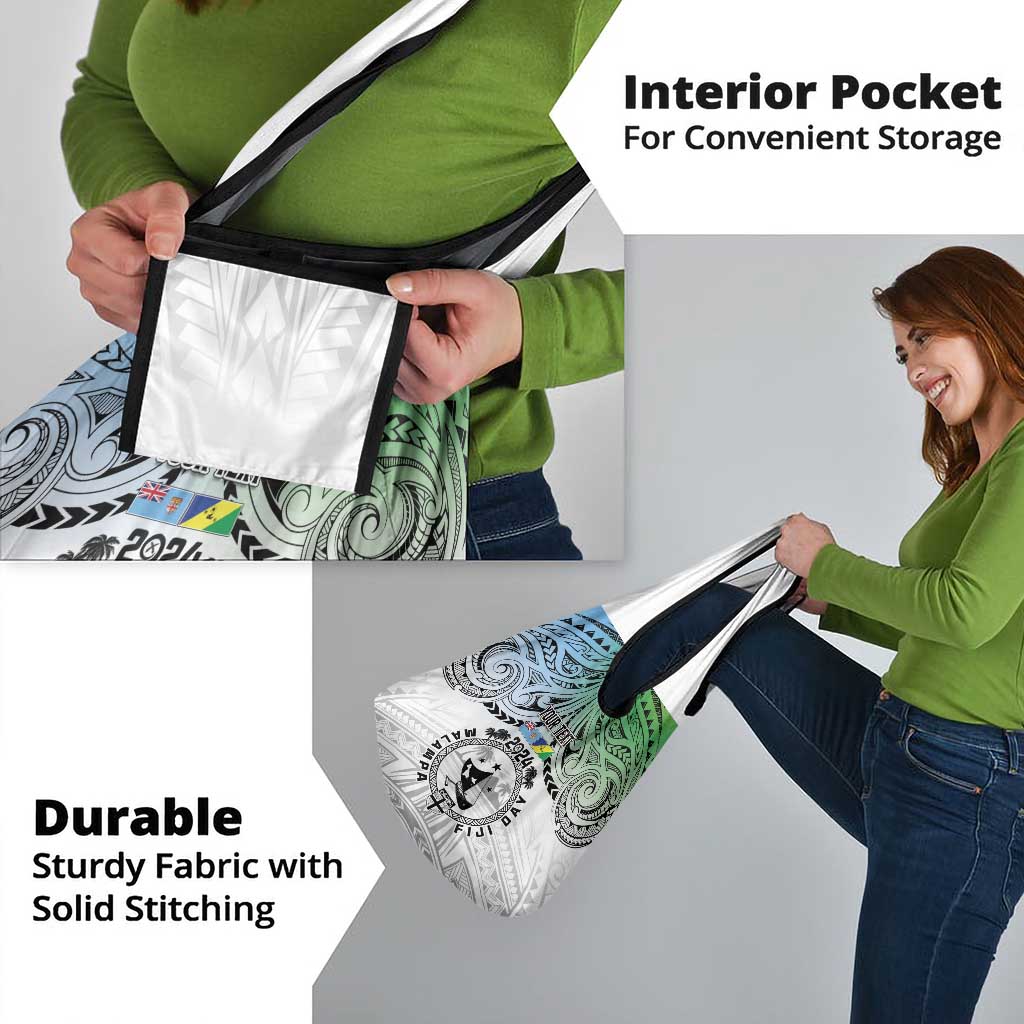 Malampa Fiji Day Grocery Bag Gradient Style