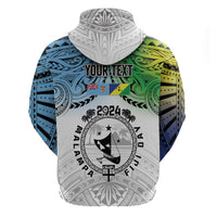 Malampa Fiji Day Zip Hoodie Gradient Style