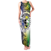 Malampa Day Family Matching Tank Maxi Dress and Hawaiian Shirt Emblem Gradient Style LT7 Mom's Dress Colorful - Polynesian Pride