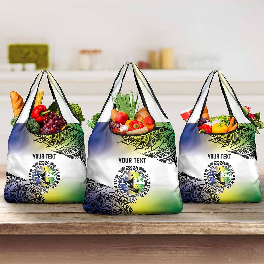 Malampa Day Grocery Bag Emblem Gradient Style LT7 3-pack One Size Colorful - Polynesian Pride