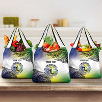 Malampa Day Grocery Bag Emblem Gradient Style LT7 3-pack One Size Colorful - Polynesian Pride