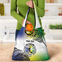 Malampa Day Grocery Bag Emblem Gradient Style LT7 - Polynesian Pride