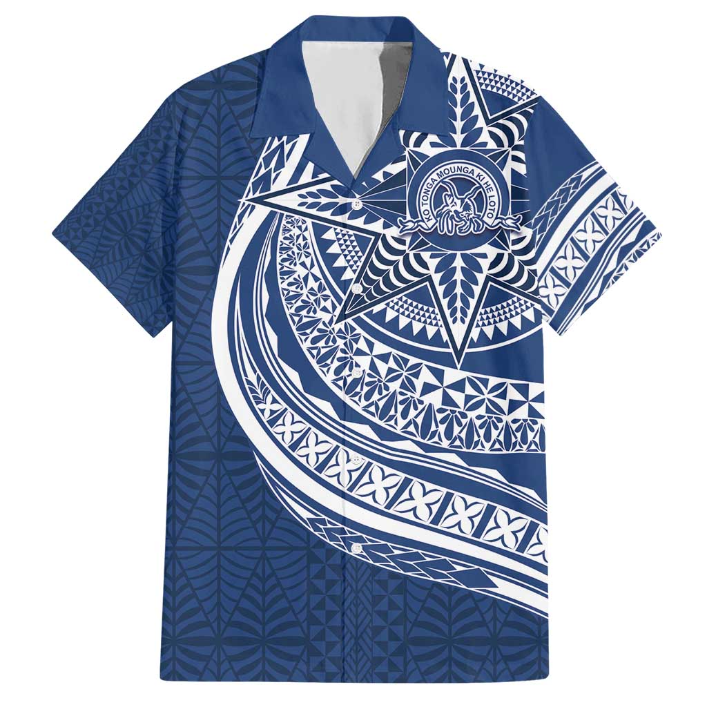 Tonga Queen Salote College Personalized Hawaiian Shirt Ngatu Tokelaufeletoa Motifs