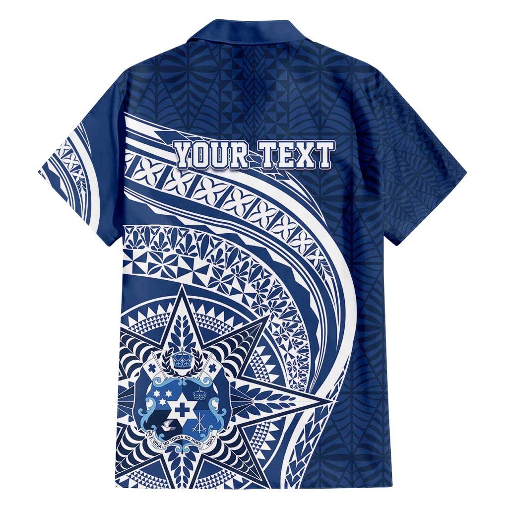 Tonga Queen Salote College Personalized Hawaiian Shirt Ngatu Tokelaufeletoa Motifs