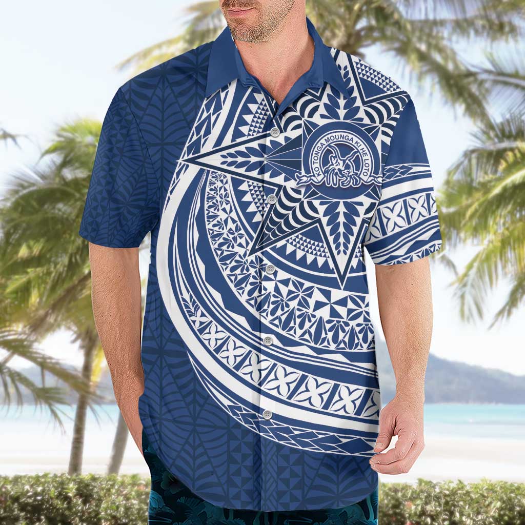 Tonga Queen Salote College Personalized Hawaiian Shirt Ngatu Tokelaufeletoa Motifs