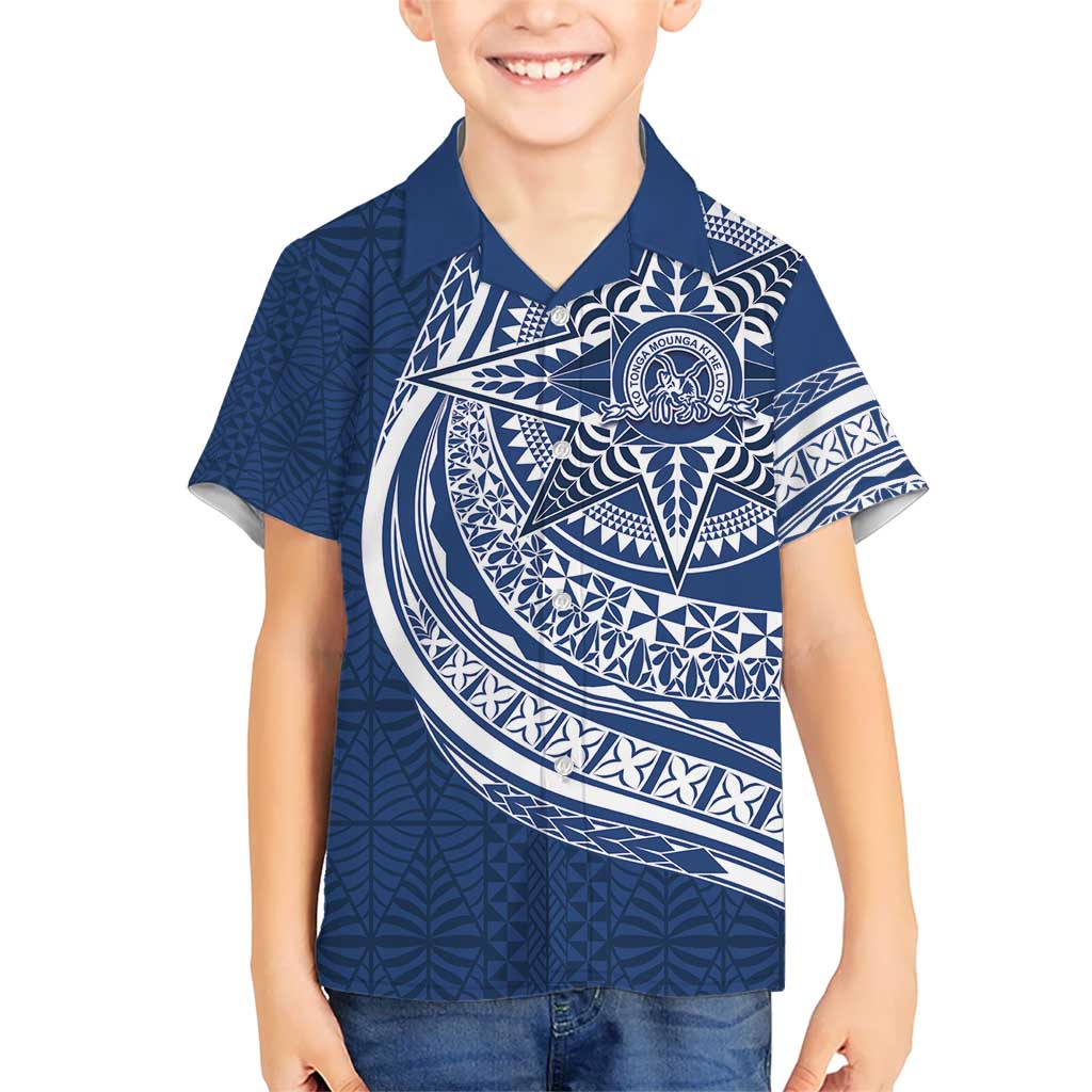 Tonga Queen Salote College Personalized Hawaiian Shirt Ngatu Tokelaufeletoa Motifs