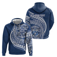 Tonga Queen Salote College Personalized Hoodie Ngatu Tokelaufeletoa Motifs