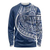 Tonga Queen Salote College Personalized Long Sleeve Shirt Ngatu Tokelaufeletoa Motifs