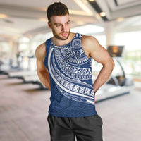 Tonga Queen Salote College Personalized Men Tank Top Ngatu Tokelaufeletoa Motifs