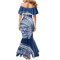 Tonga Queen Salote College Personalized Mermaid Dress Ngatu Tokelaufeletoa Motifs