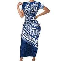 Tonga Queen Salote College Personalized Short Sleeve Bodycon Dress Ngatu Tokelaufeletoa Motifs