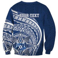 Tonga Queen Salote College Personalized Sweatshirt Ngatu Tokelaufeletoa Motifs