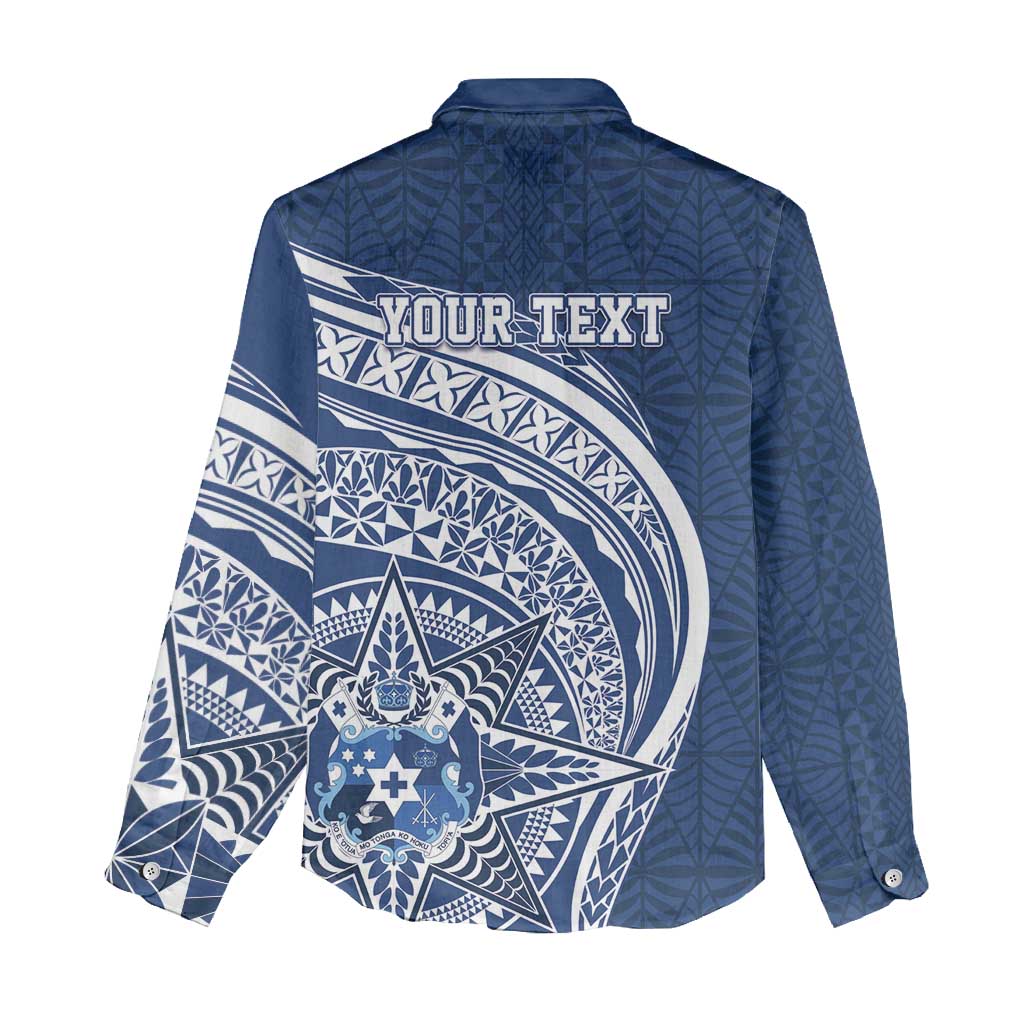 Tonga Queen Salote College Personalized Women Casual Shirt Ngatu Tokelaufeletoa Motifs