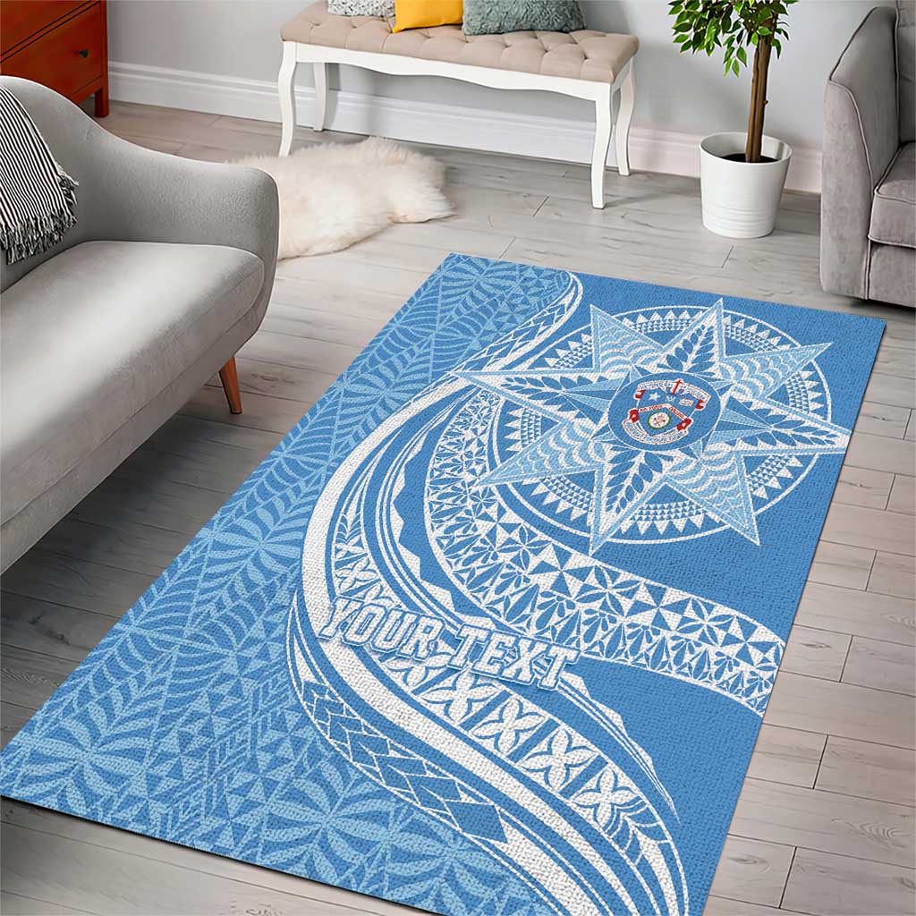 Tonga Apifo'ou Kolisi Personalized Area Rug Ngatu Tokelaufeletoa Motifs