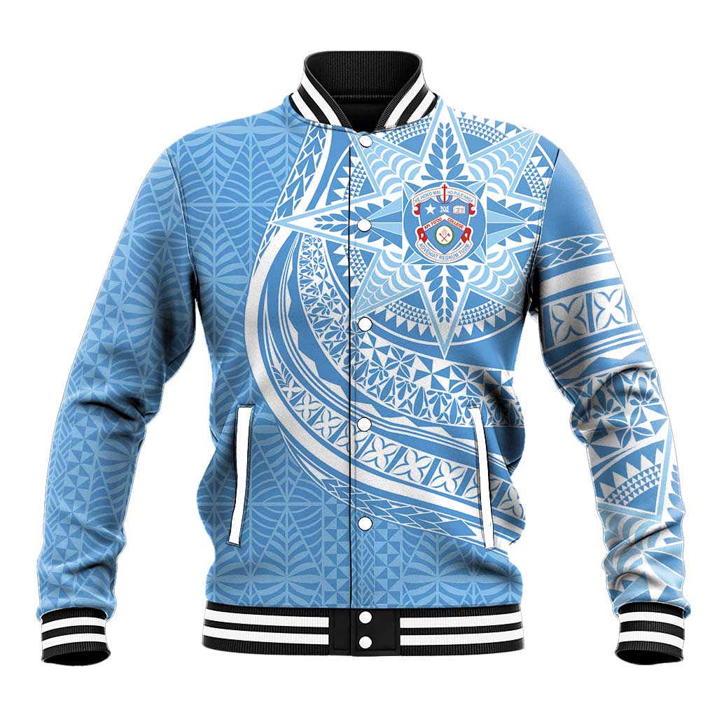Tonga Apifo'ou Kolisi Personalized Baseball Jacket Ngatu Tokelaufeletoa Motifs