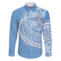 Tonga Apifo'ou Kolisi Personalized Family Matching Off The Shoulder Long Sleeve Dress and Hawaiian Shirt Ngatu Tokelaufeletoa Motifs