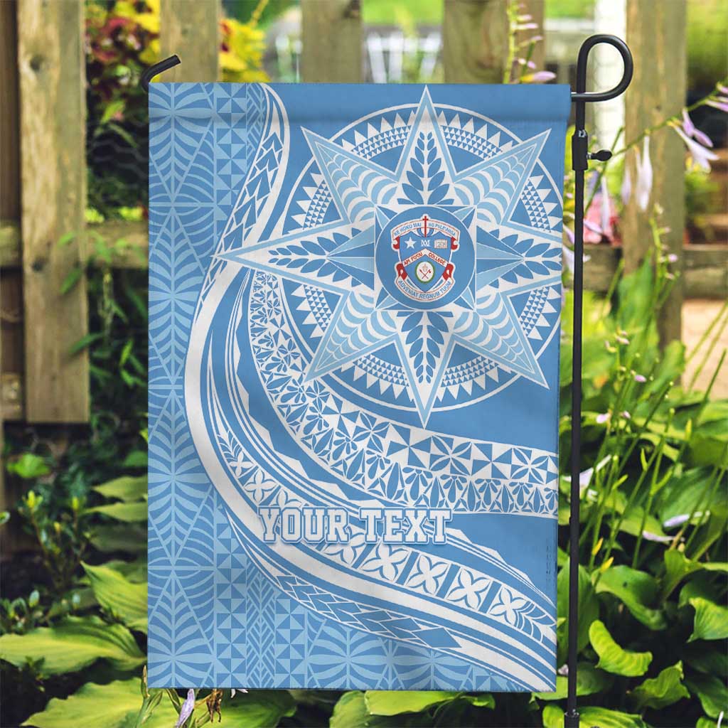 Tonga Apifo'ou Kolisi Personalized Garden Flag Ngatu Tokelaufeletoa Motifs
