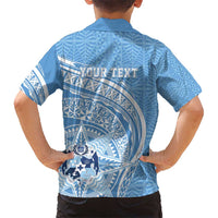 Tonga Apifo'ou Kolisi Personalized Kid Hawaiian Shirt Ngatu Tokelaufeletoa Motifs