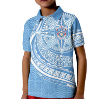 Tonga Apifo'ou Kolisi Personalized Kid Polo Shirt Ngatu Tokelaufeletoa Motifs