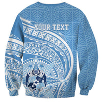 Tonga Apifo'ou Kolisi Personalized Sweatshirt Ngatu Tokelaufeletoa Motifs