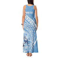 Tonga Apifo'ou Kolisi Personalized Tank Maxi Dress Ngatu Tokelaufeletoa Motifs
