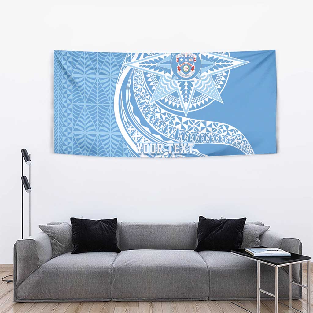 Tonga Apifo'ou Kolisi Personalized Tapestry Ngatu Tokelaufeletoa Motifs