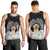 Personalised Dog Men Tank Top Golden Retriever With Polynesian Tapa Arch LT7 - Polynesian Pride