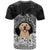 Custom Dog T Shirt Golden Retriever With Polynesian Tapa Arch LT7 - Polynesian Pride